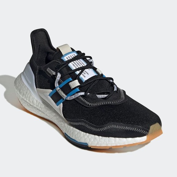 Adidas Ultraboost 22 X Parley Mens Low Top Running Shoes Black HQ6533 NEW Multi - Picture 5 of 9